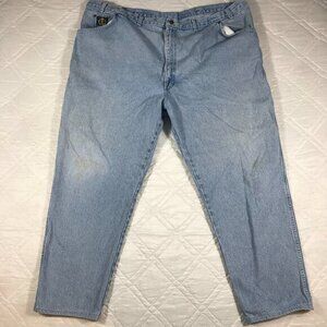 Bill Blass well worn blue jeans 50X31‎
